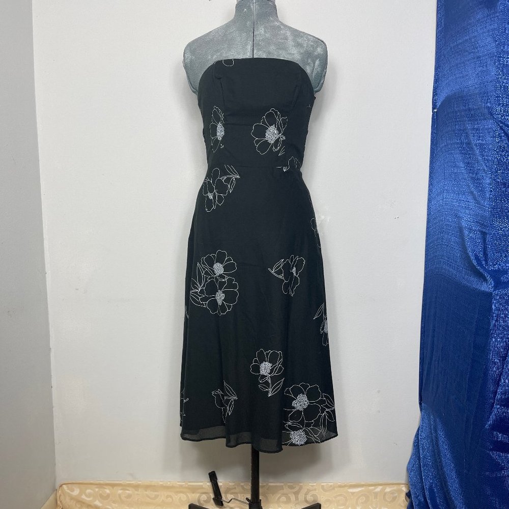 White House, Black Market strapless dress
